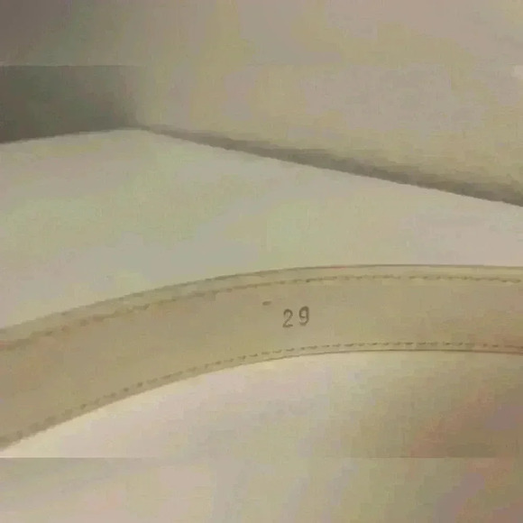 Vintage Women’s Pearl Color‎ Thin Belt Size 29 - Picture 7 of 8